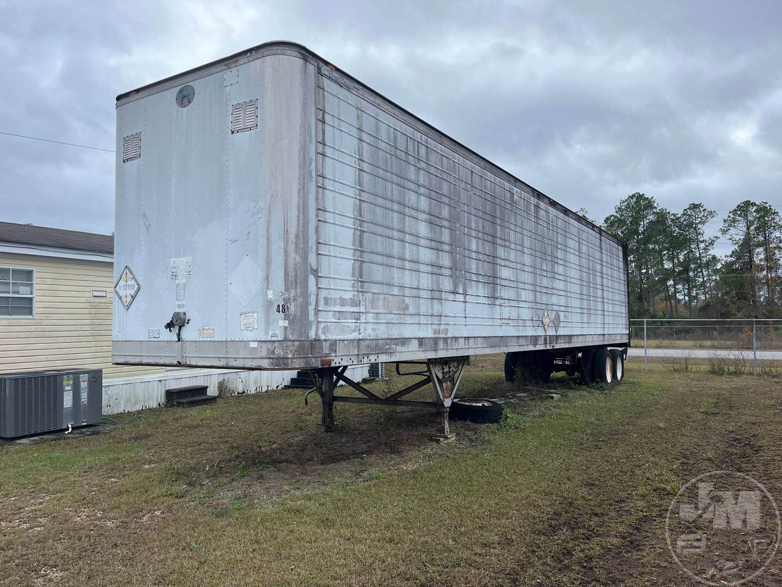 1988 Great Dane Dry Van Trailer For Sale Chipley, FL 389822