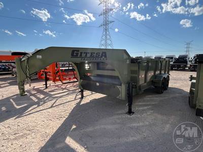 Gitesa TD7016LCCGNNG8B 16 FT T/A GOOSENECK Dump Trailer