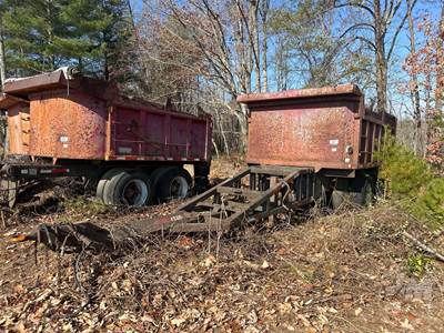 12'  Steel  Dump Trailer, Trailer #3 Tandem Axle, 96" Wide, Spring Suspension,