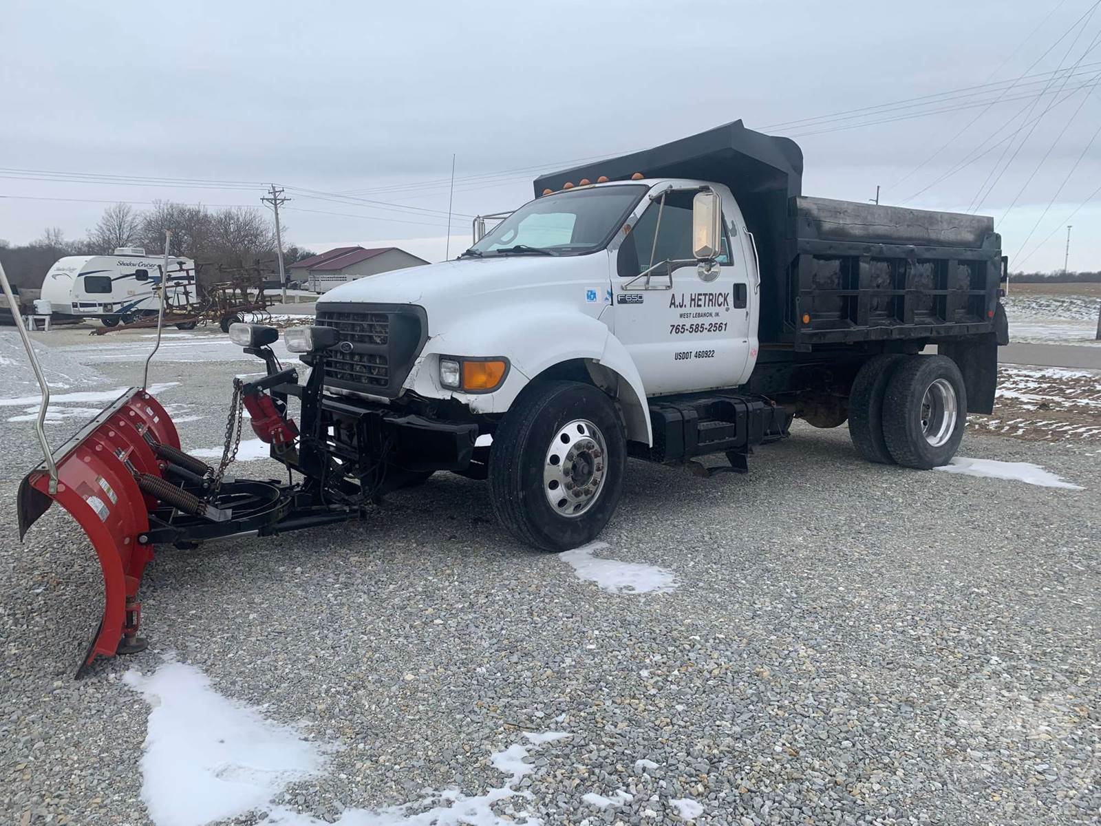 2000 Ford F650 Dump Truck For Sale Williamsport, IN 447172