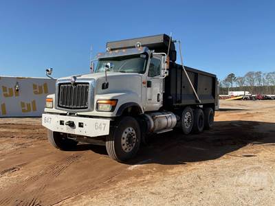 International HX515 Tri Axle Dump Truck