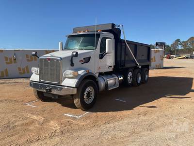 Peterbilt 567 Tri Axle Dump Truck
