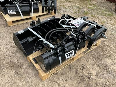 AGT 12EX-ATA Excavator 9-PIECE Attachment Set with Buckets, Coupler, Ripper & Augers