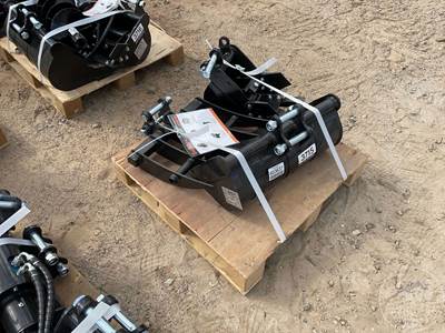 2026 AGT Excavator Attachment Set with 10" & 24" Buckets, Quick Coupler, Ripper & Rake