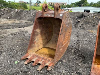 Used ESCO 48" TBK Tooth Bucket Excavator Attachment, 100 mm Pin