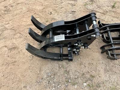 Future 13.5" Grapple for Mini Excavator, 25 mm Pin