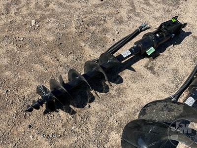 Future Hydraulic 8" Auger for Mini Excavator, 25 mm Pin