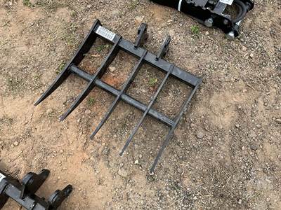Future 19" 5-TOOTH Rake for Mini Excavator, 25 mm Pin