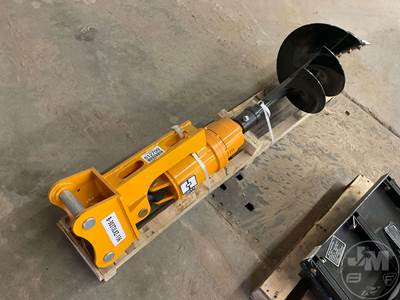 Unused GIYI Auger Attachment, 16" Bit, 40 mm Pin, Fits CAT 303