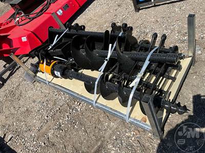 GIYI Mini Excavator Attachment Set 25 mm Pin with Buckets, Augers, Rake & Ripper