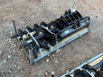 GIYI Mini Excavator Attachment Set, 8-PIECE, 25 mm Pin