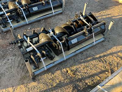 GIYI Mini Excavator Attachment Set, 25 mm Pin, 8-PIECE