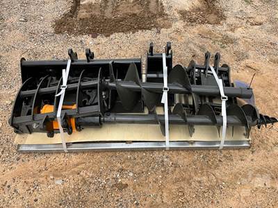 GIYI Mini Excavator Attachment Package with Buckets, Augers, Rake & Ripper