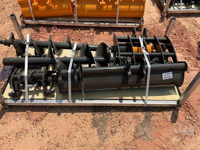 GIYI Mini Excavator Attachment Set, 25MM Pin, Buckets, Augers, Rake & Ripper