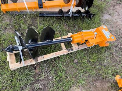 Unused GIYI Auger to Fit CAT 303 Excavator Attachment