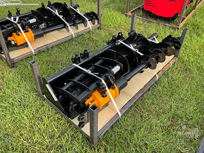 GIYI Excavator Attachment Kit to Fit 301 (Rake, Ripper, Augers, Buckets)