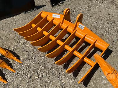 Unused GIYI 44" Rock Rake to Fit Cat 305, 45 mm Pin