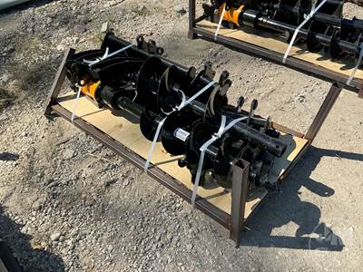 Unused GIYI Mini-Excavator Attachment Kit, 25 mm Pin, Buckets, Grapple & Auger