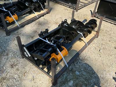 GIYI Mini-Excavator Attachment Kit 25 mm Pin w/ Buckets, Quick Connect, Ripper, Grapple & Auger