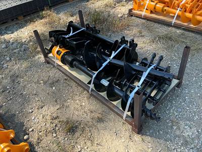 GIYI Mini-Excavator Attachment Kit, 25 mm Pin, Buckets Grapple Ripper Auger