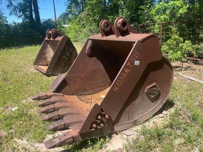Used Hensley 60 in Excavator Bucket, 95 mm Pin