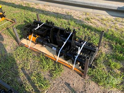Unused MIVA Excavator Attachments, 25 mm Pin, RAKE/RIPPER/GRABBER/12" & 16" Augers