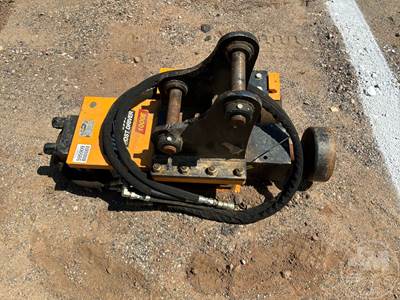 Used Montana Post Driver 1000E Hydraulic Hammer Excavator Attachment, 45 mm Pin, Quick Connect