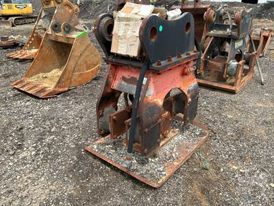Used Excavator Plate Compactor Attachment, 90 mm Pin