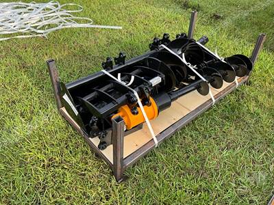 Unused VICSEC Excavator Attachment Kit to Fit 301 with Rake, Ripper, Grabber, Augers & Buckets