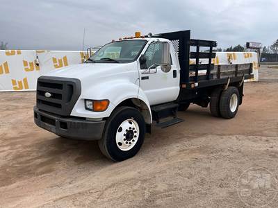 Ford F-750 Flatbed Truck