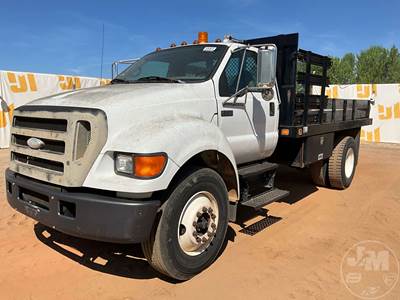 Ford F-750 Flatbed Truck