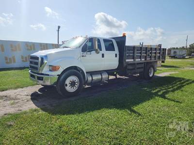 Ford F-750 Flatbed Truck