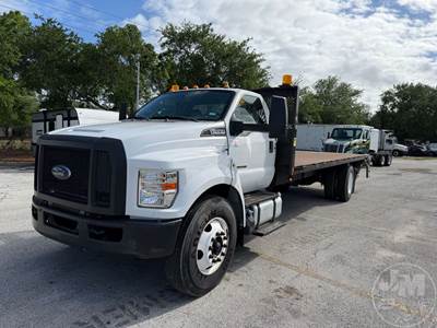 Ford F650XL SD Flatbed Truck