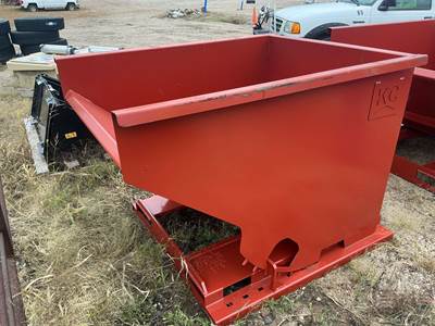 KC 2YFT-SDH 2 Yard Fork Mount Self Dumping Hopper