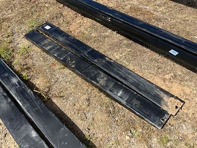 Unused 6' Fork Extensions for MIVA Forklift