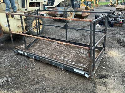 Star Industries Man Basket Platform Forklift Attachment, 94 Inch Wide, 1,000 lb Capacity