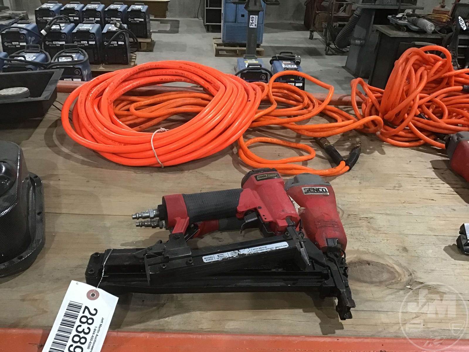 Nail Gun, Senco Air NailER, Air NailER, (2) Air Hoses For Sale