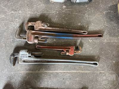 QTY Of 4 Pipe Wrenches,