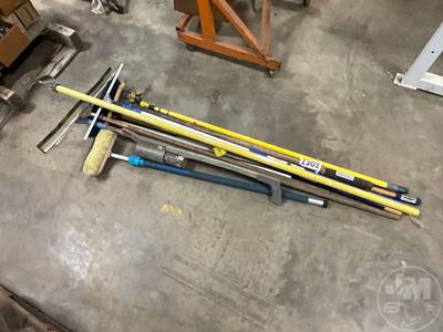 QTY Of Misc Shop Brooms, Hand Tools, Â ***Located In Anderson, Sc***