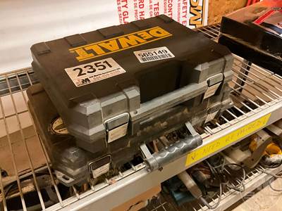 QTY Of (2) Dewalt Carry Cases, Â ***Located In Anderson, Sc***