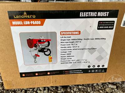 Unused Electric Hoist, Electric