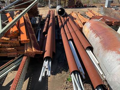QTY Of Metal Pipes W/ Conduit Pipes & PVC Pipes Inside, Â ***Located In Anderson