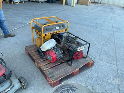 (1) Wacker GH3500 Gas Portable Generator SN# 5785, (1) Inop Honda GX240 Gas