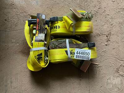 Unused  QTY (3) 27â€™ Ratchet Straps, Â