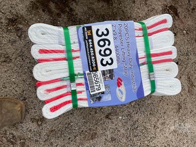 Unused 4400LBS Heavy Duty Lifting Strap, QTY Of (20) Heavy Duty Lifting Strap 2"