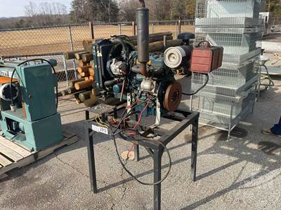 Table Mounted Educational Engine, Electric, Kubota Diesel Engine, 4-CYL ***