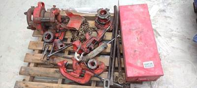 QTY Of Various Size Ridgid Pipe Threading Dies, Pipe Cutters