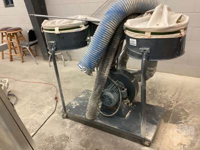 Dust Collection System, Electric, 5HP 230 Volts 3 Phase Motor,