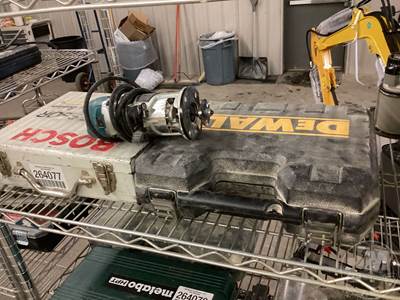 Electric, Makita Router RT0701C, Dewalt 12 Volt Â Right Angle Drill DW966, Bosch