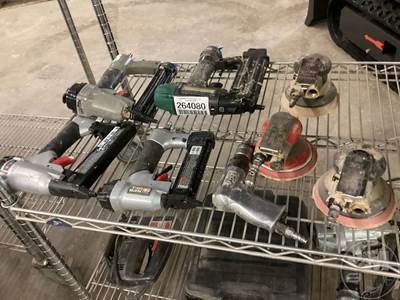 Pneumatic Tools (4) Nailers, (3) Sanders, (1) Drill